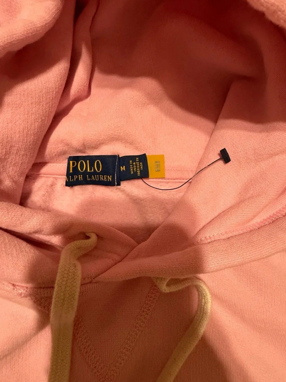 Polo by Ralph Lauren Men’s Light Pink Fleece Hoodie
